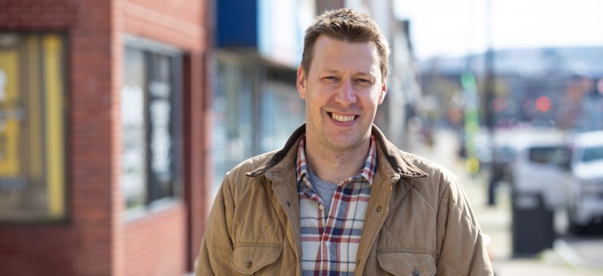 Democratic congressional candidate Josh Riley