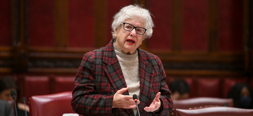 State Sen. Toby Ann Stavisky, the chair of the Senate Higher Education Committee, faces a challenge from Republican education activist Yiatin Chu.