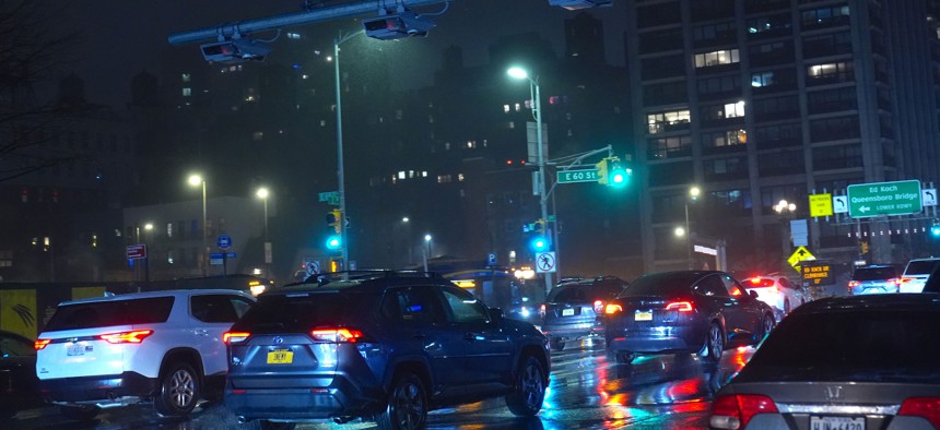 Congestion pricing toll cameras began charging drivers on Jan. 5.