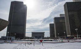 The Empire State Plaza, built during the 1960s and 1970s, was Albany’s last major construction project. The city hasn’t seen similarly large investments since then.