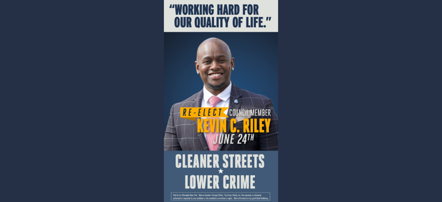 An Airbnb political action committee is spending big to get Council Member Kevin Riley reelected.