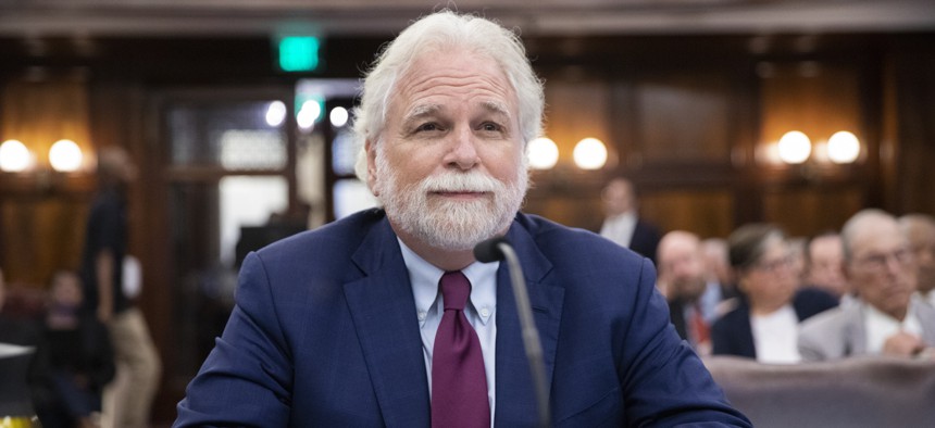 Randy Mastro, sitting before the New York City Council last year, was recently appointed to serve as first deputy mayor by Mayor Eric Adams.