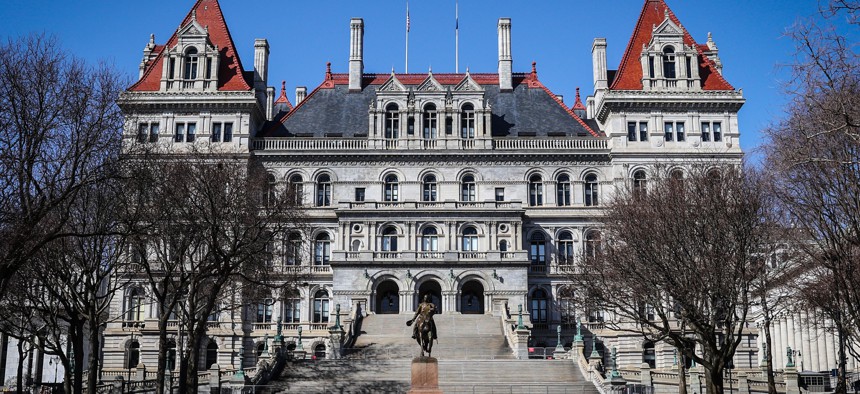 The state Capitol in Albany