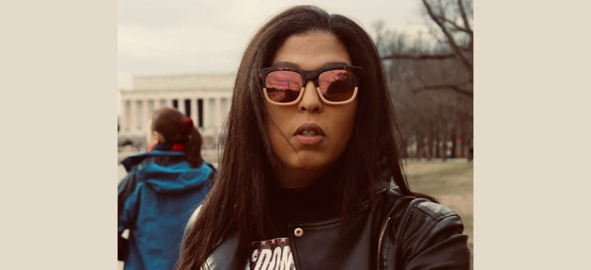 Mariah Lopez, pictured in an undated photo taken in Washington, D.C., was the lead plaintiff in Joel A v. Giuliani, a landmark class action lawsuit filed on behalf of LGBT+ children in foster care.