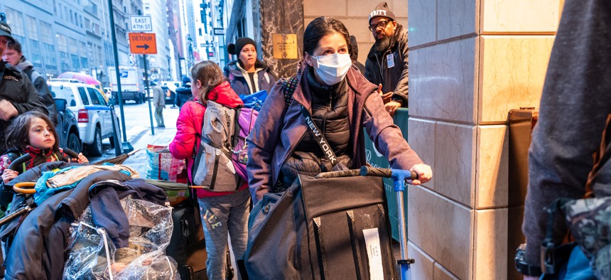 By June, the Roosevelt Hotel in Midtown will cease housing migrants, closing the symbolic epicenter of the city’s migrant influx.