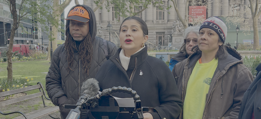New York City mayoral candidate and state Sen. Jessica Ramos unveiled her economic plan for the city Wednesday, “One Good Job.”