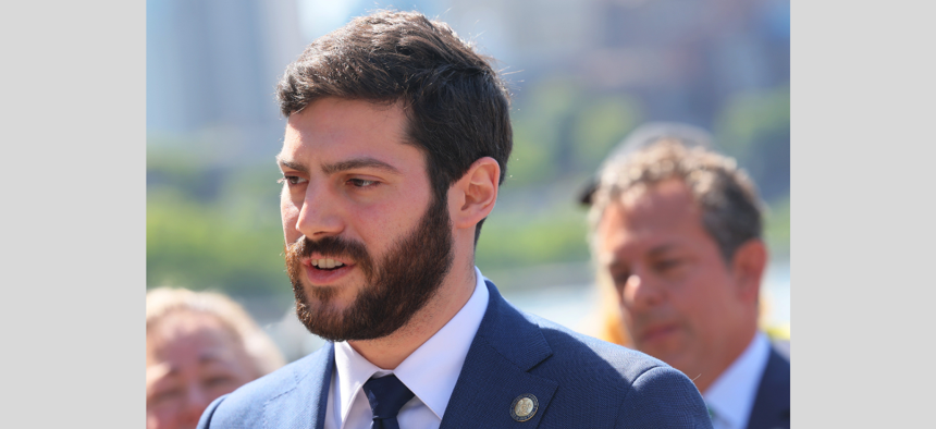 Assembly Member Alex Bores proposed a one-stop shop on state agency performance.