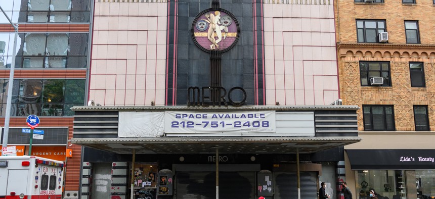 A nonprofit has purchased the shuttered Metro Theater on Manhattan’s Upper West Side.