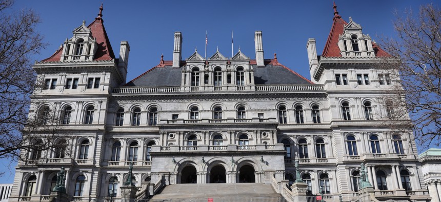 New York state Capitol building in Albany