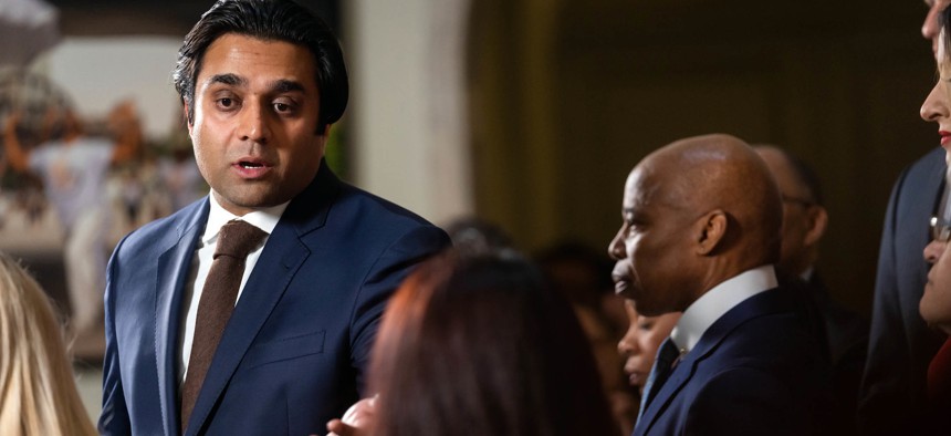 Ashwin Vasan, then the commissioner of the city Department of Health and Mental Hygiene, announces the launch of a new mental health plan for New York city on March 2, 2023.