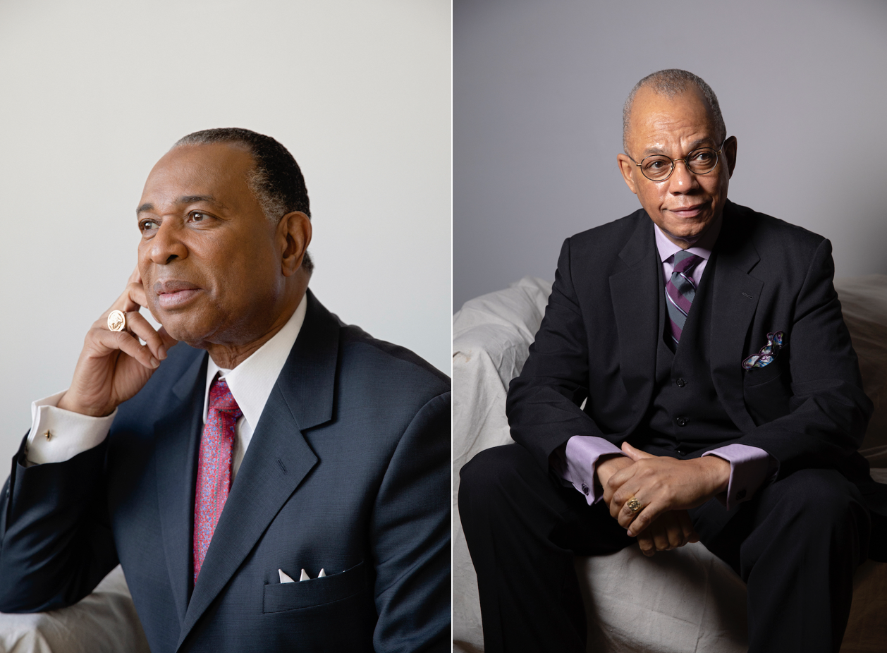 The Revs. Jacques DeGraff, left, and Calvin Butts have leveraged their influence to educate people about the new vaccine's safety. The Revs. Jacques DeGraff and Calvin Butts