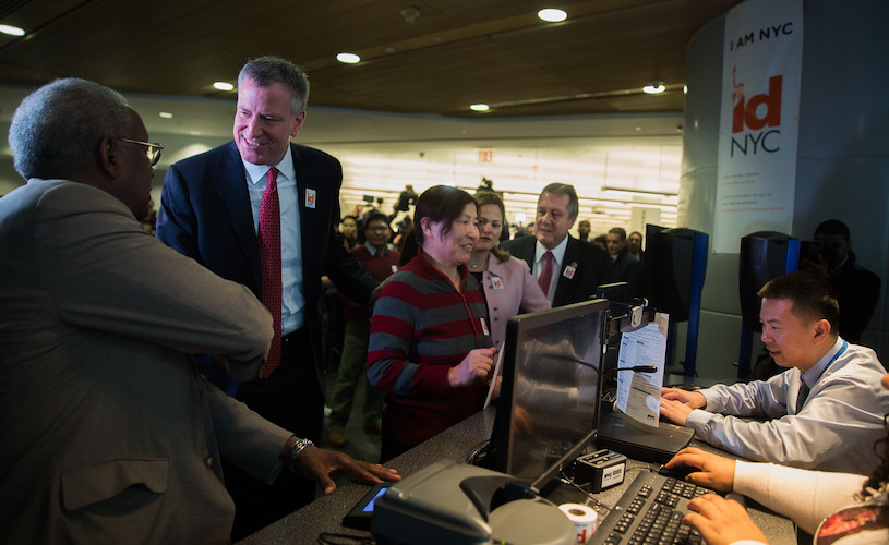 De Blasio and Mark-Viverito launch IDNYC campaign