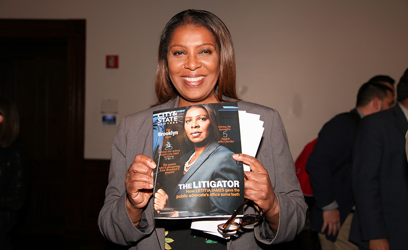 letitia james holding City & State