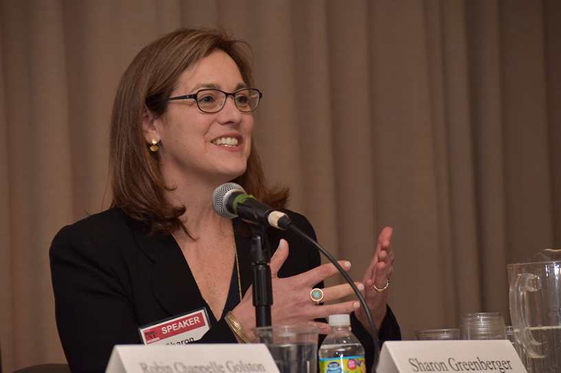 Sharon Greenberger at the State of NY Women forum