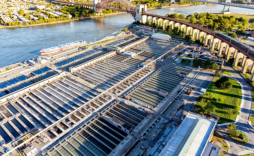 New York City Waste Water treatment plant