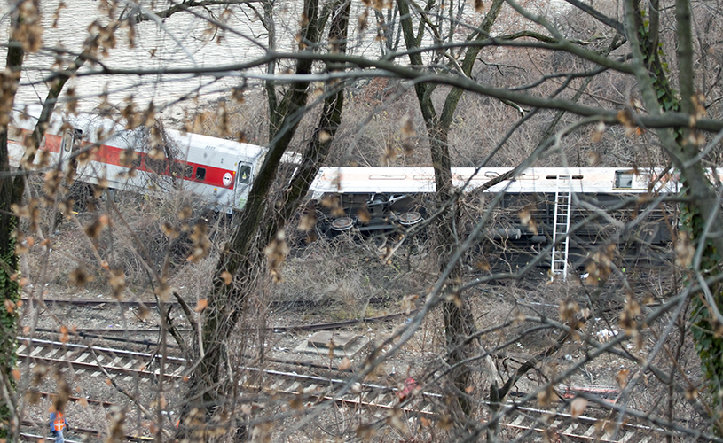 Metro North train derailment