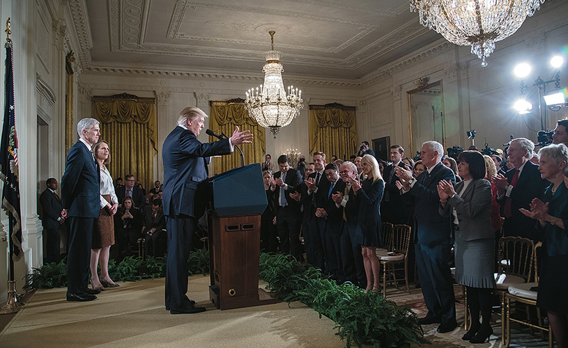 Donald Trump with Neil Gorsich