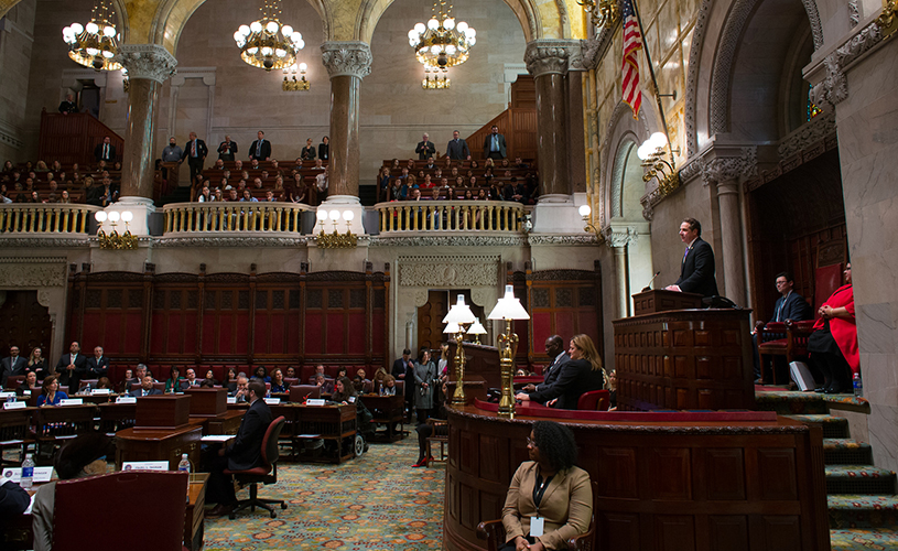 Andrew Cuomo in the state senate