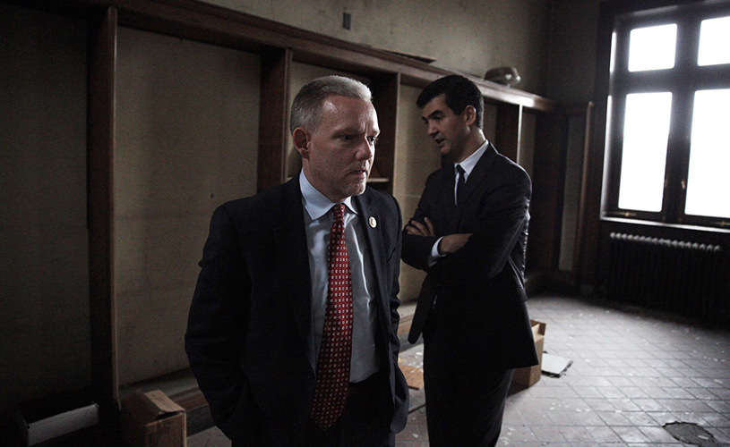 Jimmy Van Bramer and Ydanis Rodriguez