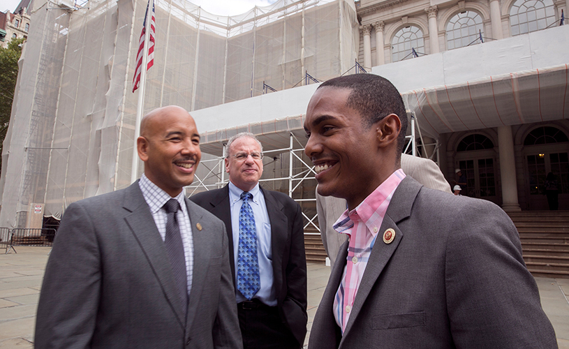 Ritchie Torres and Ruben Diaz Jr.