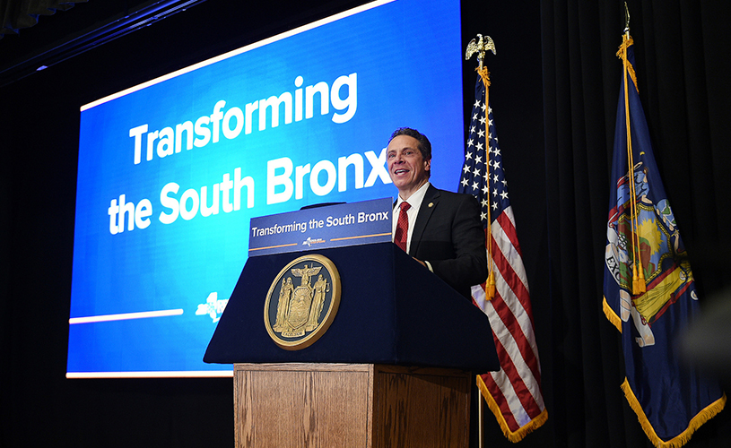 Andrew Cuomo sheridan expressway announcement