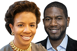 Jumaane Williams and Laurie cumbo