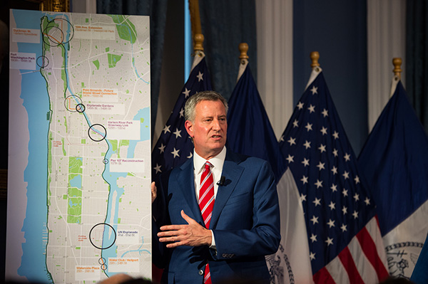 Bill de Blasio city budget