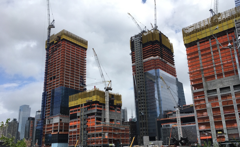 Construction on Manhattan's West Side