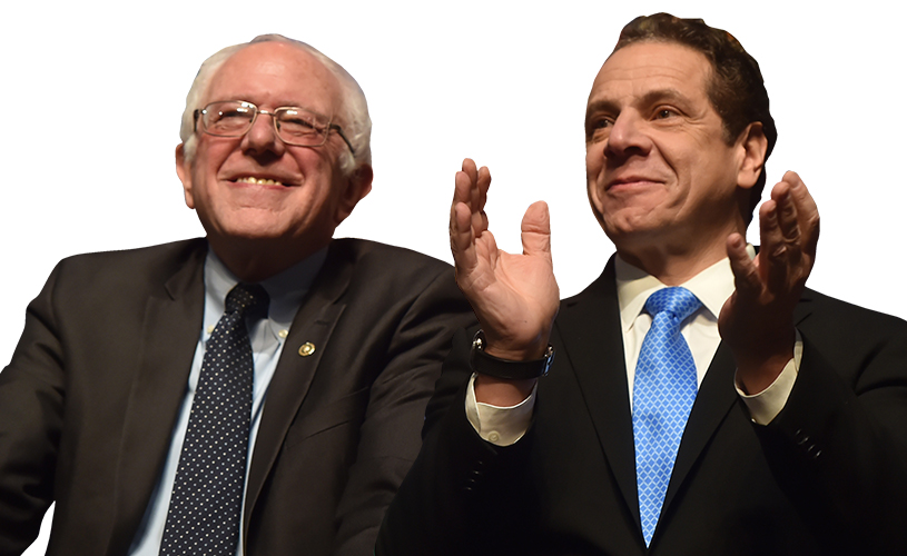 Bernie sanders and andrew cuomo