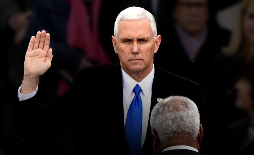 Mike Pence swearing in