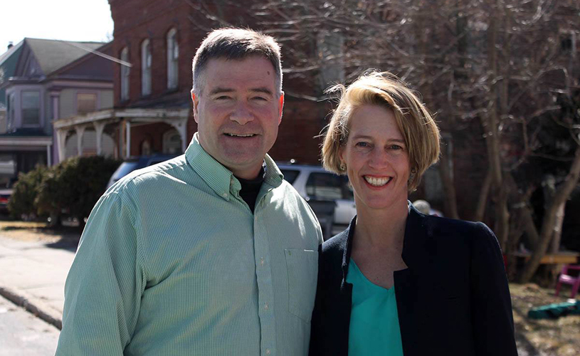 Chris Gibson and Zephyr Teachout