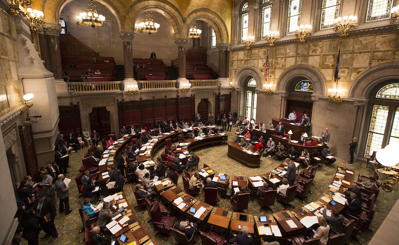 Senate chamber Albany