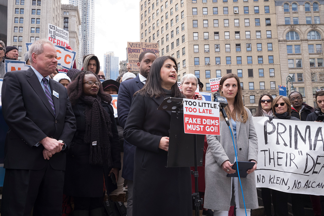 Jessica Ramos is trying to unseat state Sen. Jose Peralta, a former member of the Independent Democratic Conference. Jessica Ramos is trying to unseat state Sen. Jose Peralta, a former member of the Independent Democratic Conference.